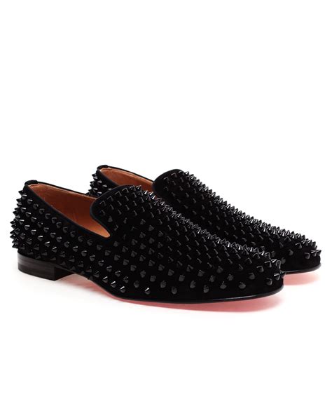 christian louboutin loafers spiked.